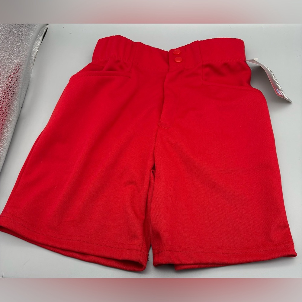 Vtg 90s Wilson Red Gym Shorts Mens Size S Athletic Made USA Polyester NOS W/Tags